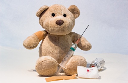 Teddybeer + vaccinatie