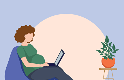 Afbeelding zwangere vrouw