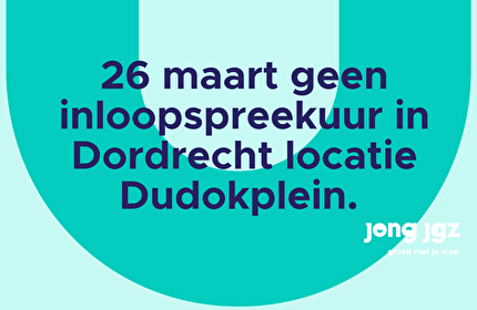 26 maart geen inloopspreekuur