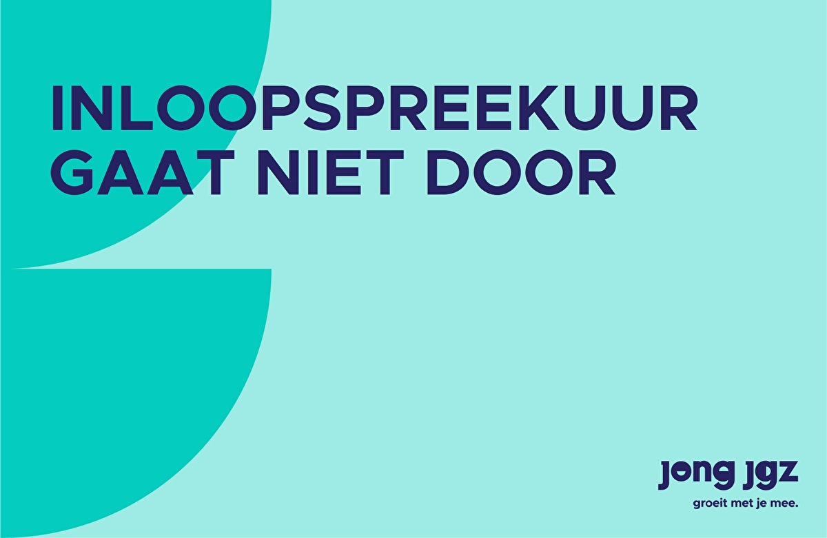 Geen inloopspreekuur